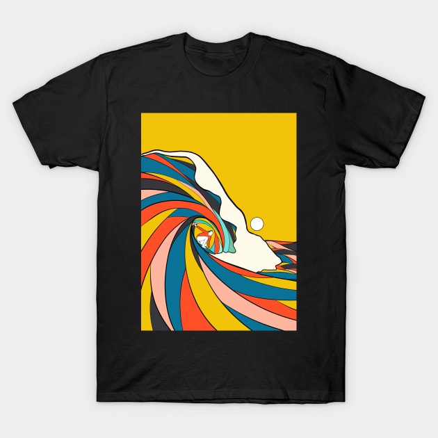 Surf the waves T-Shirt by Swadeillustrations